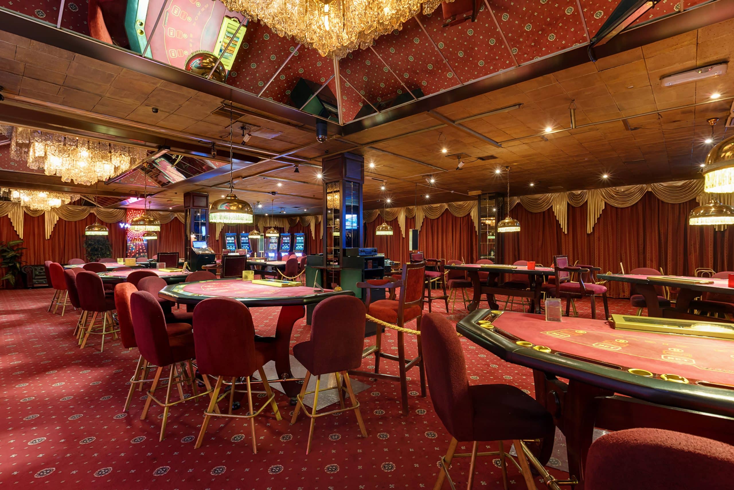 las vegas usa may 2017 interior elite luxury vip casino with rows gambling slots machine scaled